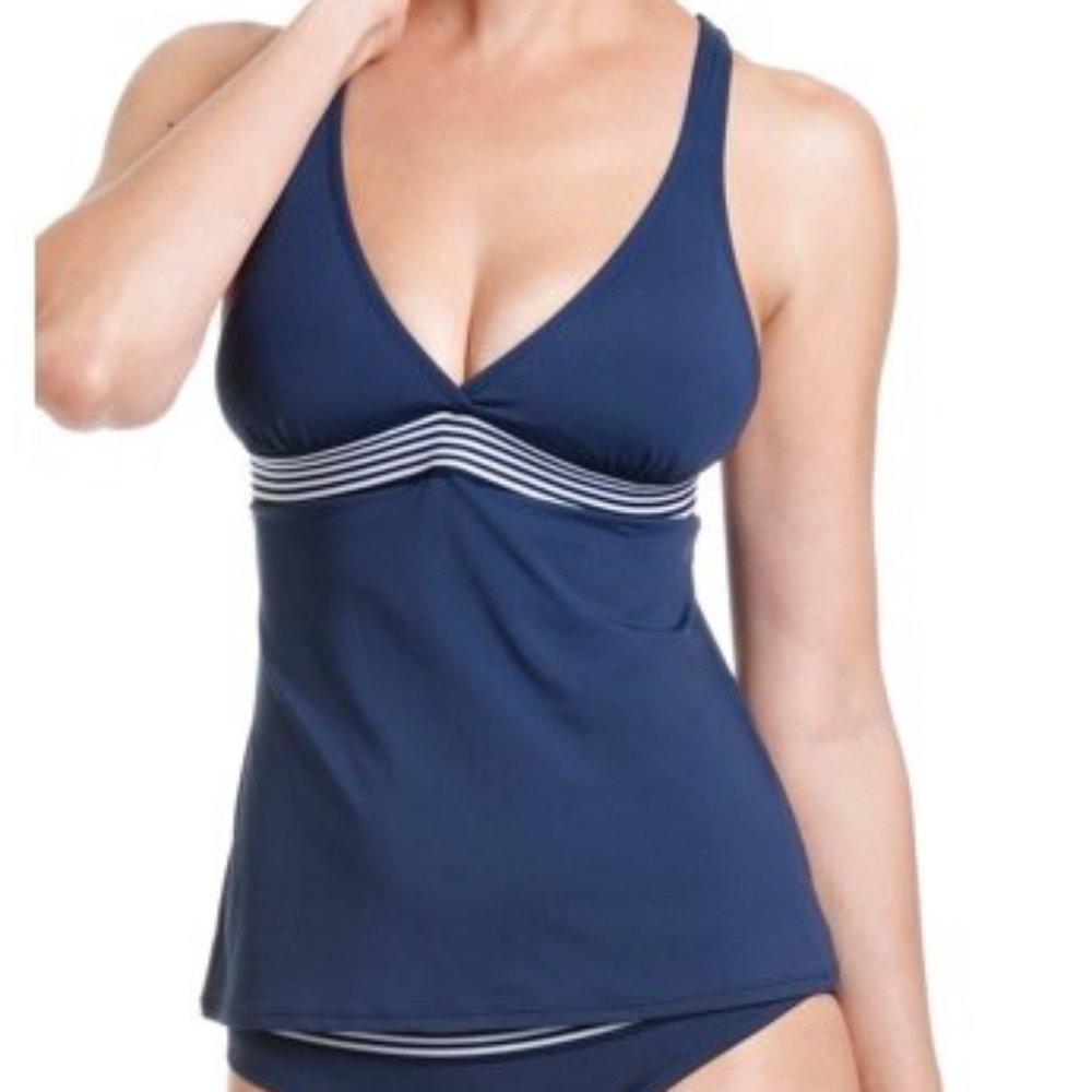 Anne Cole Scrunchback Tankini Top - NWT!